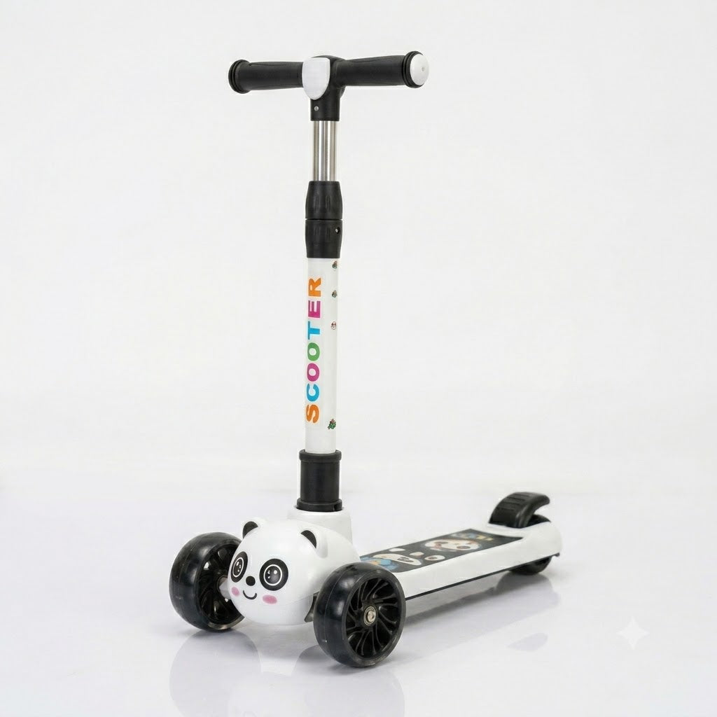 Panda Kids Scooter || Adjustable 3 Wheel Children's Scooter
