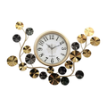 Luxury Modern Floral Wall Clock